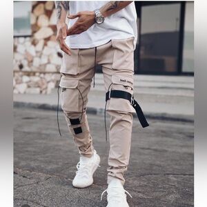 Hood Couture Sand Beige New Revolution V2 Cargo Pants
